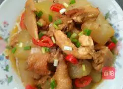 Winter Melon Braised Chicken Recipe Illustration 9