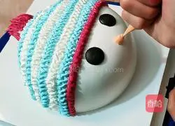 Illustrations of how to make cute little snowmen in winter 12