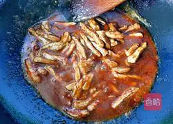 Illustration of how to make shredded pork in Korean sauce 5