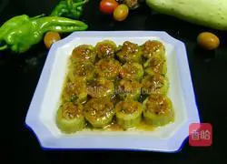 Bitter melon stuffed with meat Practice illustration 21