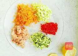 Illustration of how to make cold noodles 1