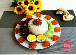 Illustration of how to make fancy braised pork rice 11