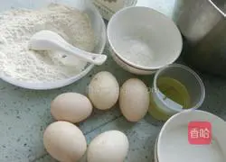 Illustration of how to make cream cake rolls 1