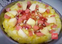 Illustration of how to make fruit pizza (flourless, pan version) 6