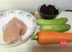 Illustration of how to make cold shredded chicken 1