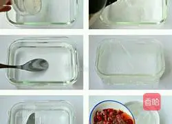 Illustration of how to make cherry ice powder 6