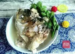 Illustration of how to make casserole fish head and frozen tofu pot 11