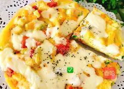 Illustration of how to make steamed bun cheese pizza 11