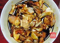 Illustration of homemade braised chicken 1