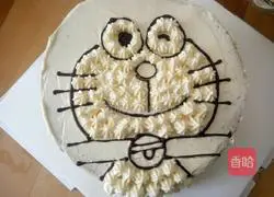 For Doraemon's birthday cake Practice illustration 10