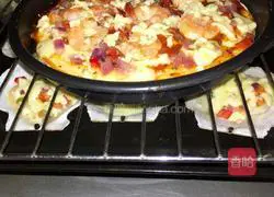 Illustration of how to make eight-inch shrimp pizza 11