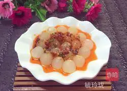 Illustration of how to make winter melon balls with juice 11