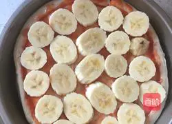 Illustration of how to make banana pizza (novice) 2