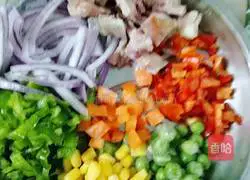 Illustration of how to make toast pizza 3