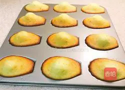 Illustration of how to make shell cake (madeleine cake) 16