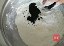 Black sesame candy Illustration of how to make cakes 1