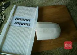 Illustration of how to make fried radish balls 1