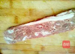 Illustration of how to make bacon and winter melon clips 5
