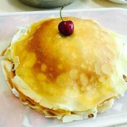 Durian Mango Layer Cake & Pancake