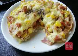 For corn cheese pizza Practice illustration 10