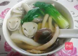 Vegetables Illustration of how to make mixed mushroom soup 10