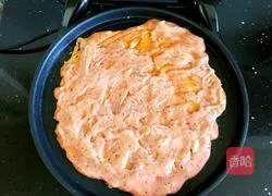 Illustration of how to make kimchi pancakes 4