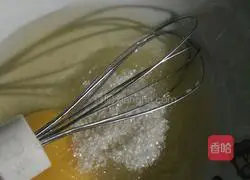 Illustration of how to make cocoa-flavored mango pancake 1