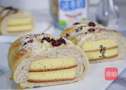 Cake sandwich Illustration of how to make bread 1