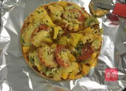 Illustration of how to make fruit pizza (sour, full of vitamin C) 7