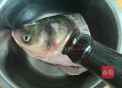 Illustration of how to make casserole fish head and frozen tofu pot 2