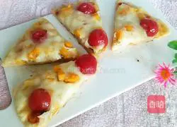 Illustration of how to make cherry tomato fruit pizza 14