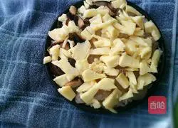 Illustration of how to make bacon and cheese baked rice 7