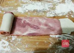 Illustration of how to make bacon burritos 4