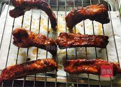 Microwave barbecue Illustration of how to make a row 7