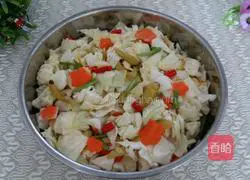 Illustration of how to make spicy and sour Korean kimchi 6