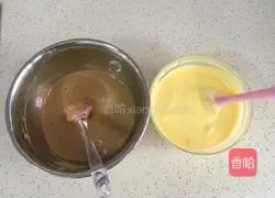 Two-color cake roll recipe 12