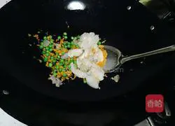 Illustration of how to make pumpkin rice with paella 4