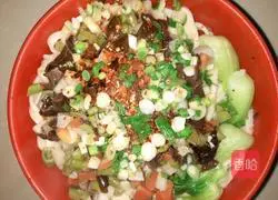 Illustration of how to make spicy and spicy noodles 6