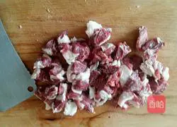 Enjoyable big mutton Illustration of making skewers 2