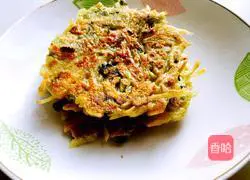 Illustration of how to make special potato shredded cake 5