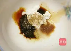 Illustration of how to make braised rapeseed with soy sauce mushrooms 7