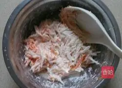 Illustration of how to make fried radish balls 6