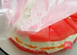 Watermelon Cream Cake Recipe Illustration 12