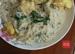 Illustration of how to make fried rice noodles with soy milk 3