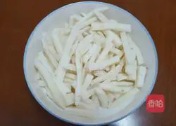 Illustration of how to make yam cake 3