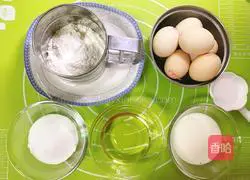 Illustration of how to make original chiffon (6 inches) 1