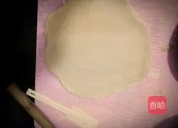 Illustration of how to make ham pizza 5