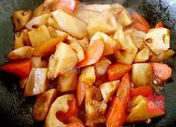 Illustration of how to make sweet and sour lotus root cubes 7