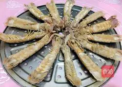 Illustration of how to make steamed Pipi shrimp 2