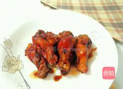 Illustration of how to make sauced chicken legs 11